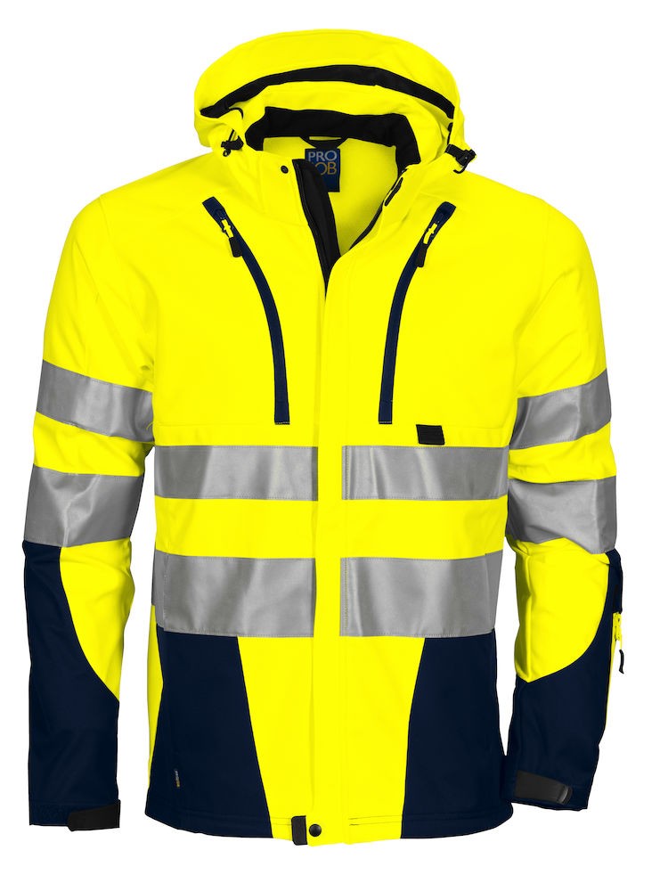 6419 SOFTSHELL JACKET EN ISO 20471 CLASS 3/2