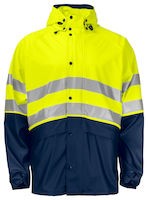 6431 RAINJACKET SHORT EN ISO 20471 CLASS 3/2