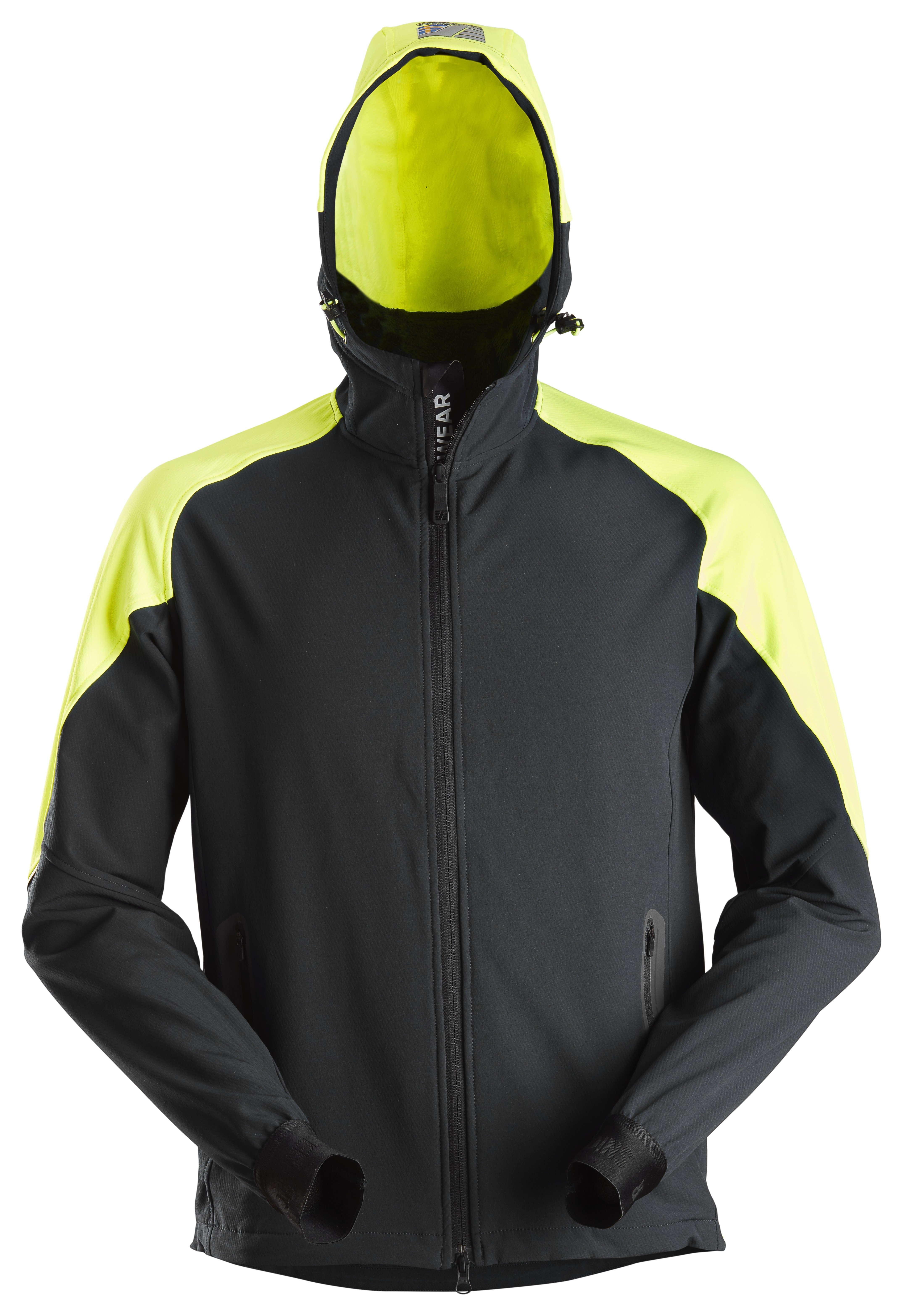 Neon Hoodie met Rits