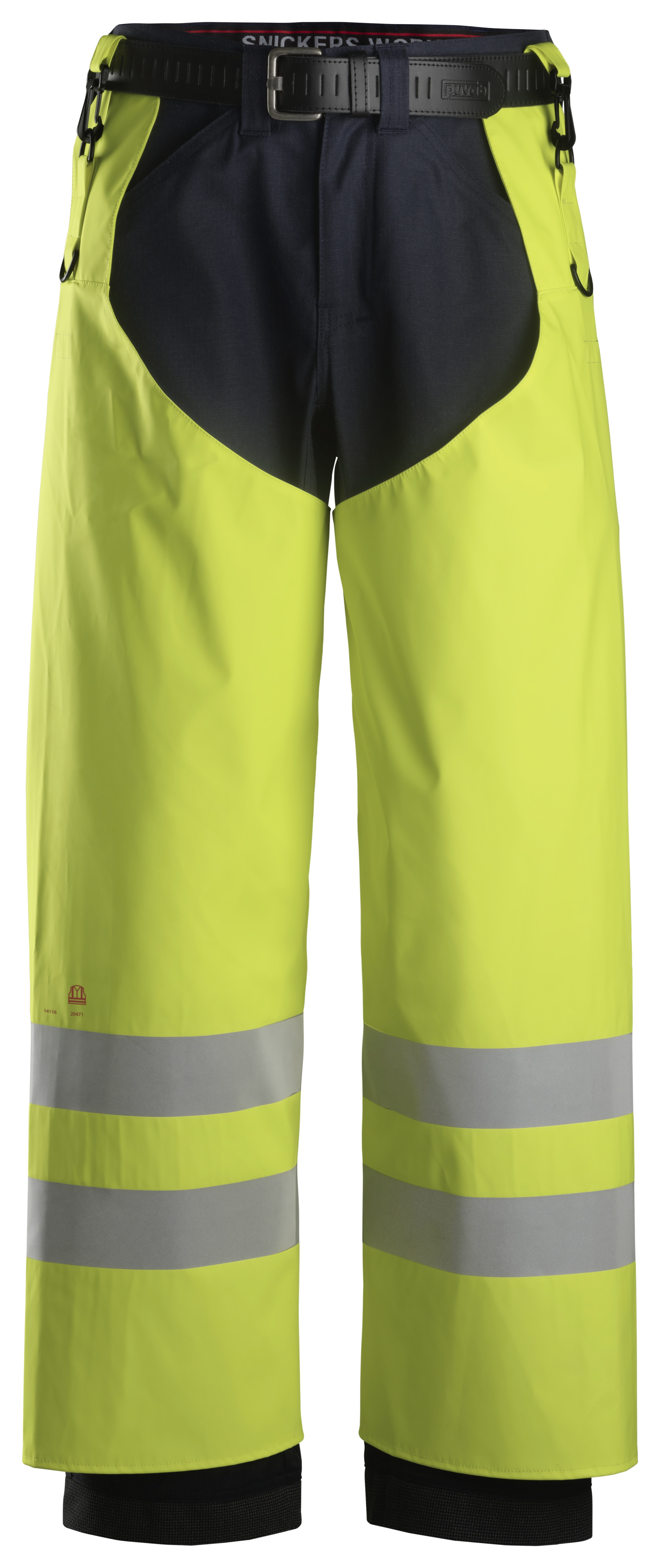 ProtecWork, Regenbroek PU, High-Vis Klasse 2