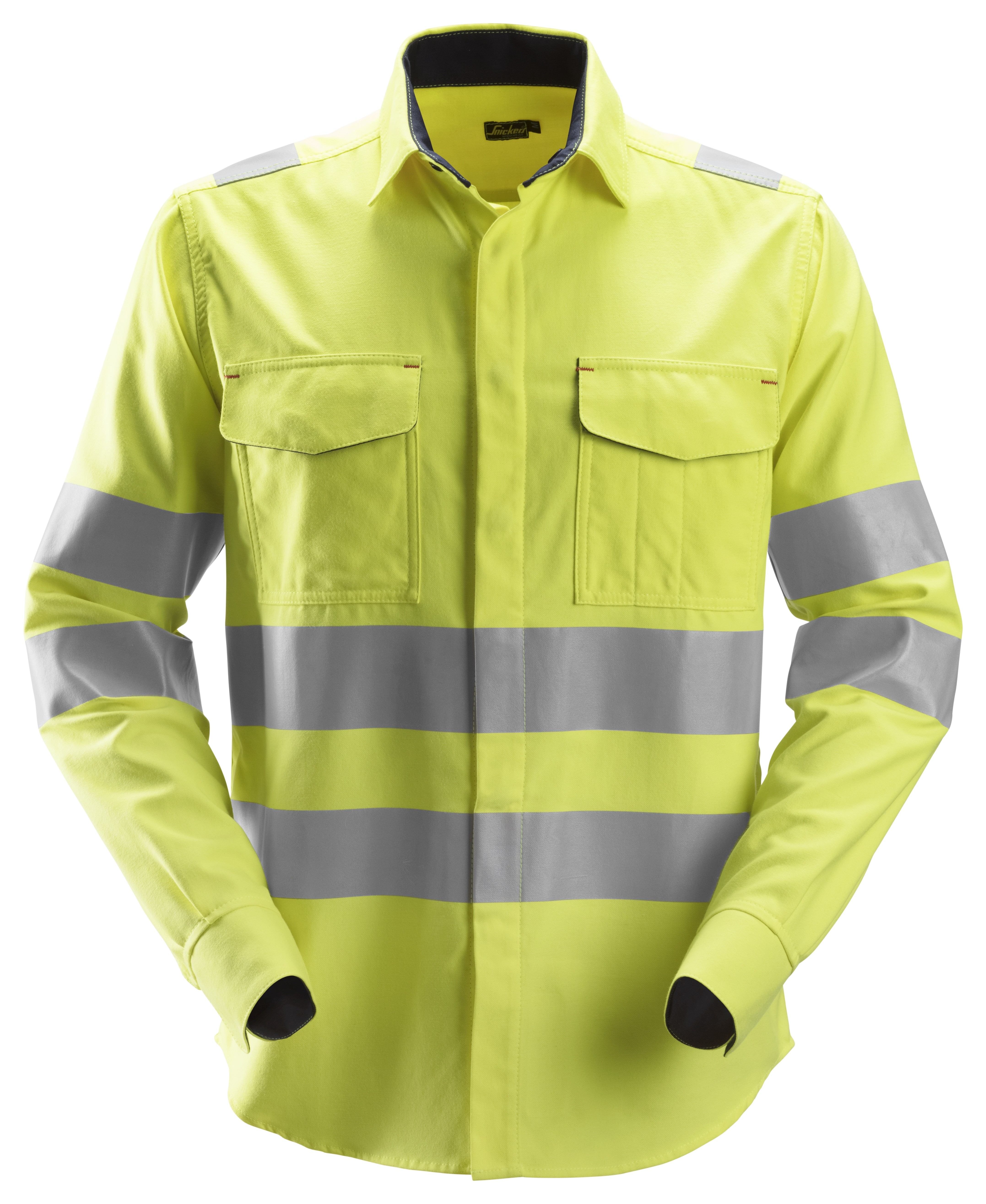 ProtecWork, Shirt met Lange Mouwen, High-Vis Klasse 3