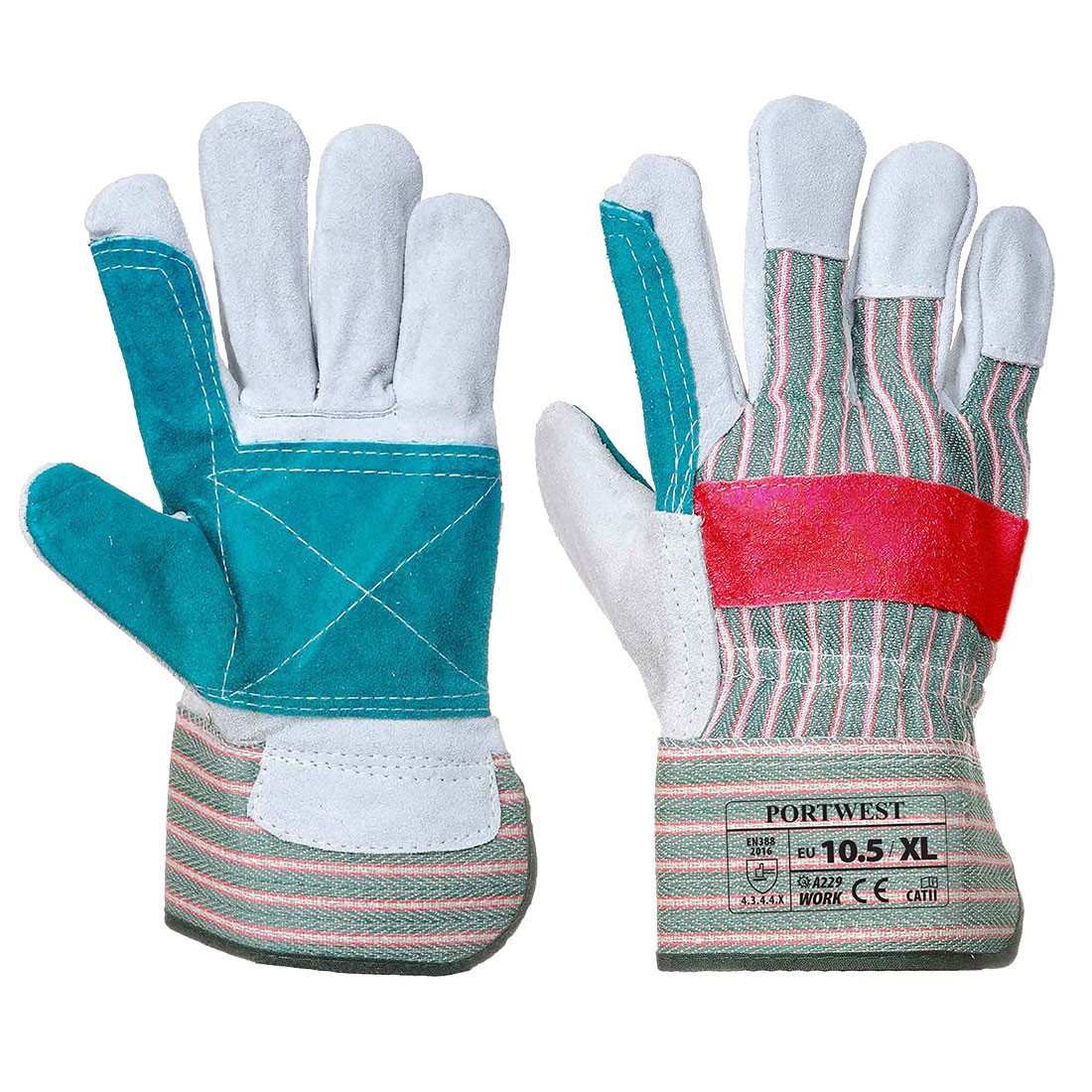 Klassieke Rigger handschoen met dubbel laags handpalm 