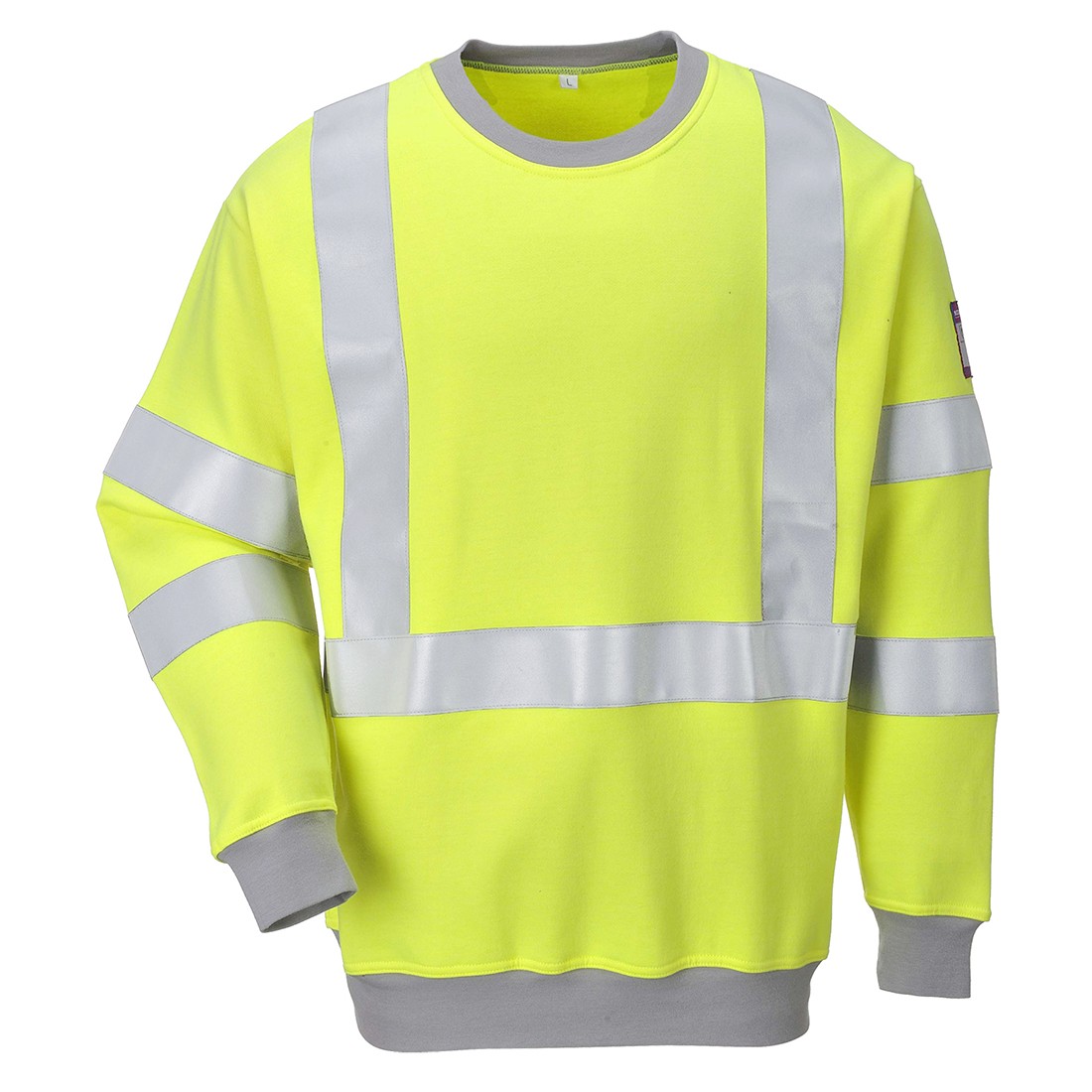 Vlamvertragend Antistatisch Hi-Vis Sweatshirt   