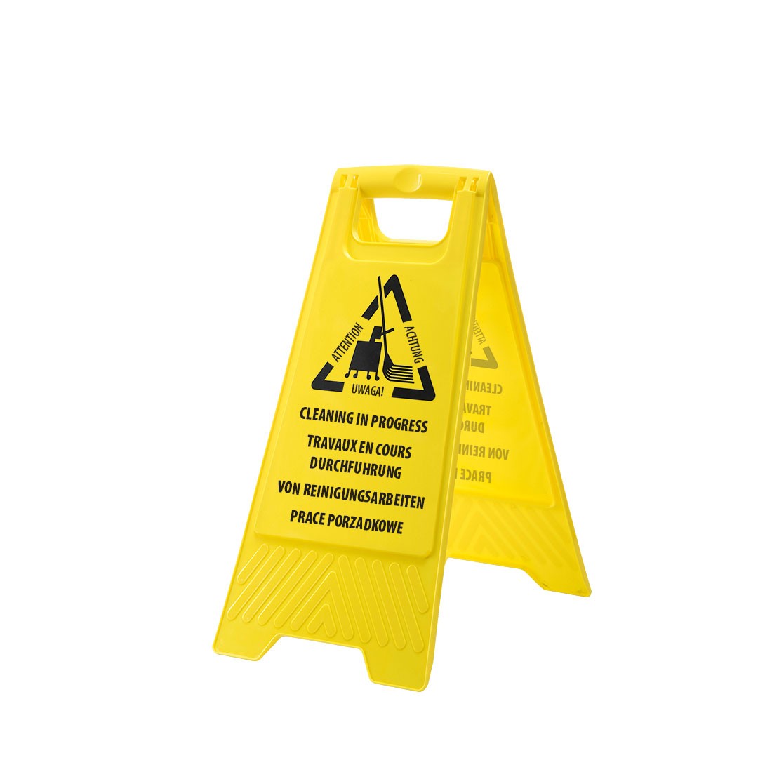 Schoonmaakwerkzaamheden waarschuwingsbord