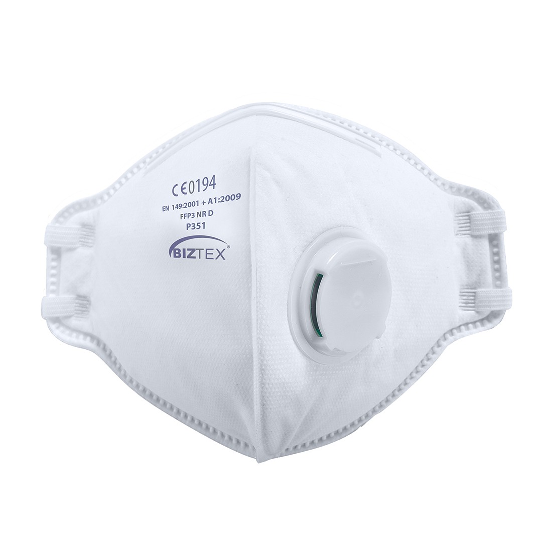 FFP3 Dolomite Plat Gevouwen Masker