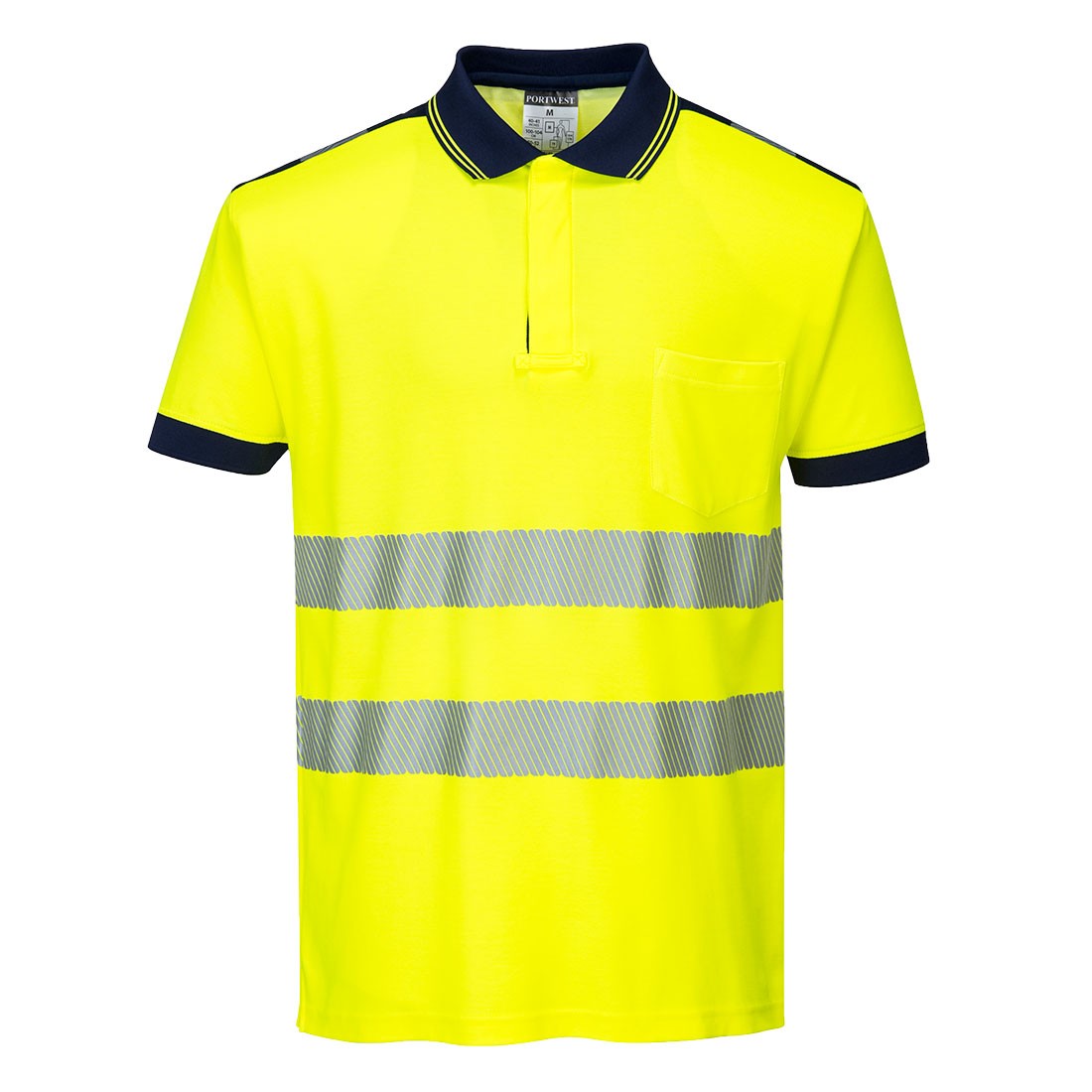 PW3 Hi-Vis Poloshirt Korte Mouw