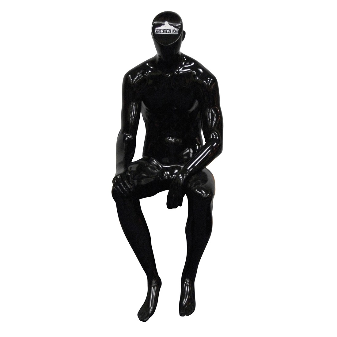 Zittende Mannequin
