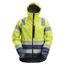 AllroundWork, High-Vis Waterproof Shell Jack Klasse 3
