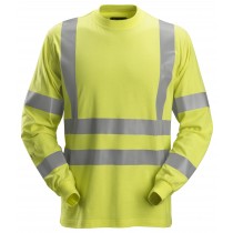 ProtecWork, T-shirt met Lange Mouwen, High-Vis Klasse 3