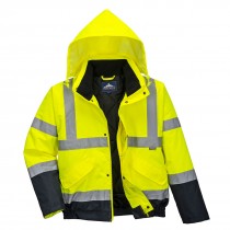 Hi-Vis tweekleuren bomberjack