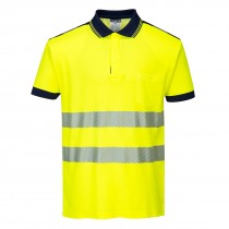 PW3 Hi-Vis Poloshirt Korte Mouw