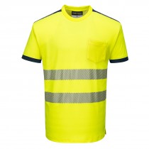 PW3 Hi-Vis Vision T-Shirt Korte Mouw