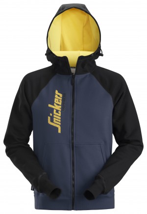 Hoodie met Logo en Rits