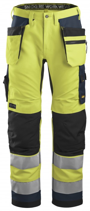 AllroundWork, High-Vis Werkbroek+ met Holsterzakken, Klasse 2