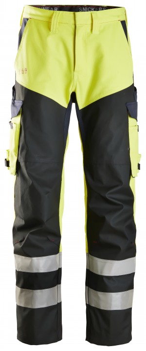 ProtecWork, Broek met versterkt voorpand, High-Vis Klasse 1