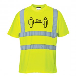 Social distance High Vis T-shirt