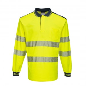 PW3 Hi-Vis Poloshirt Langemouw