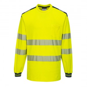 PW3 Hi-Vis T-shirt met lange mouw